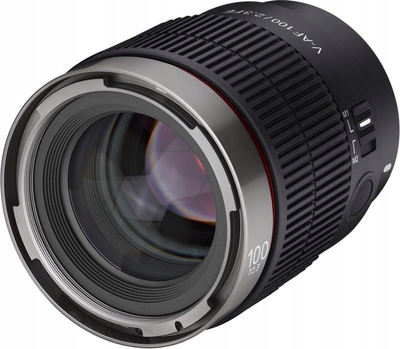 Objektiv kinematografik Samyang V-AF 100mm T2.3, Sony FE, autofokus, i zi
