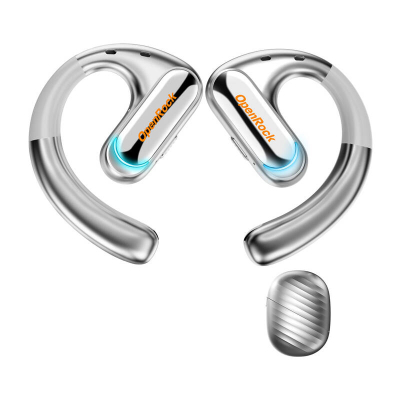 Kufje wireless OneOdio OpenRock Pro T1, ear free, rezistente ndaj ujit, argjendi