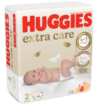 Pelena Huggies® Extra Care 2 (3-6 kg, 24 copë)