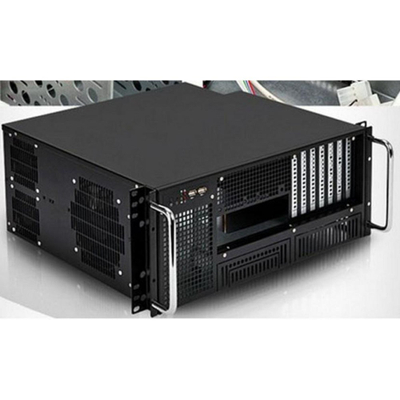 Kasa serverike Techly PC ATX 4U, për kabinet rack 19", e zezë