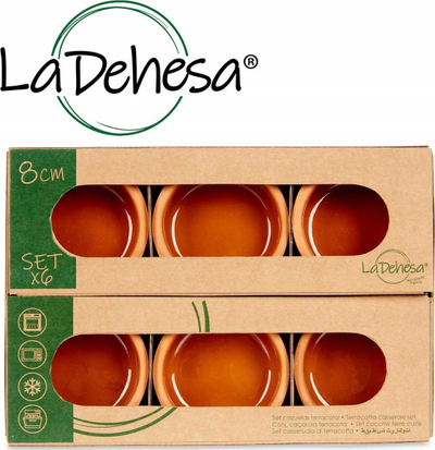 Set me tasa dip La Dehesa, qeramike, 8 cm, 6 copë