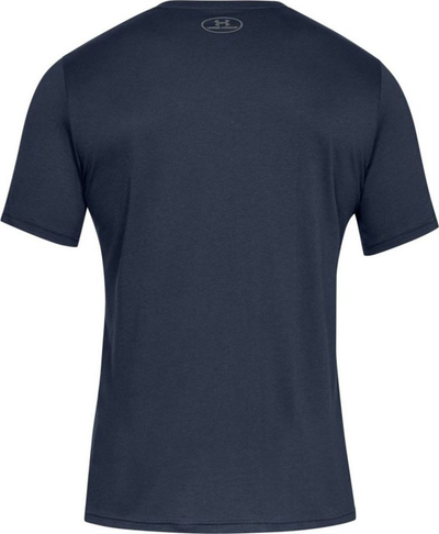 Bluzë sportive për burra Under Armour Boxed Sportstyle, me mëngë të shkurtra, përmasë XL, blu navy