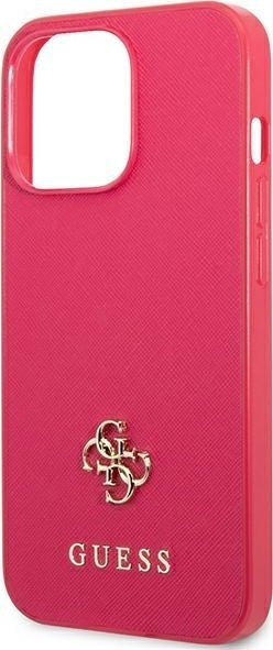 Mbulesë telefoni Guess GUHCP13LPS4MF, për iPhone 13 Pro 13 6.1", hardcase, rozë