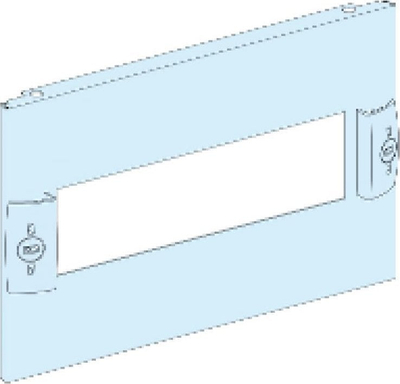 Kapak metalik Schneider Prisma Plus G LVS03213, 300x150mm, me prerje për pajisje modulare, gri