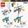 Set lodër LEGO Ninjago 71760 Jay's Stormy Dragon EVO, 140 pjesë