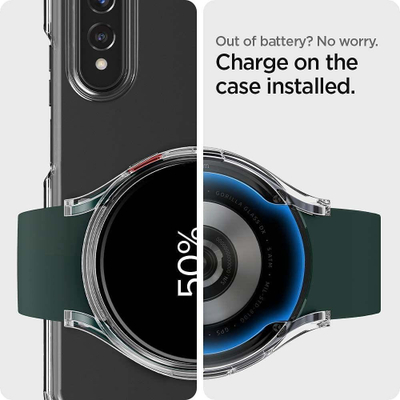 Mbulesë smartwatch Spigen Ultra Hybrid për Samsung Galaxy Watch 4 / 5 40mm, transparente