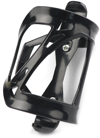 Mbajtëse shishe për biçikletë Outliner Bottle Cage, plastike, për në kornizë, e zezë