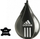Top shpejtësie adidas Leather Training Pear, lëkurë natyrale, për boks, i zi