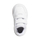 Патики за деца Adidas Hoops, затворање со леплива лента, бели