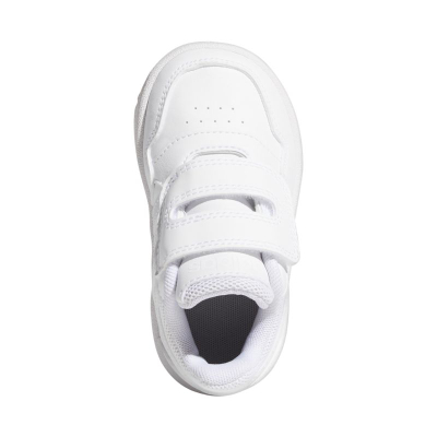 Патики за деца Adidas Hoops, затворање со леплива лента, бели