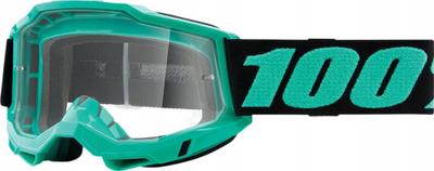 Syze motokrosi 100% Accuri 2 Tokyo, lente transparente anti mjegull, rrip 45mm, të zeza