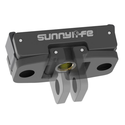 Adapter magnetik Sunnylife për DJI Action 2 3 4, montim i shpejtë, fileto 1/4", i zi