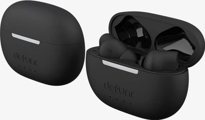 Kufje pa tela Defunc True ANC, Bluetooth 5.3, me kuti karikimi, të zeza