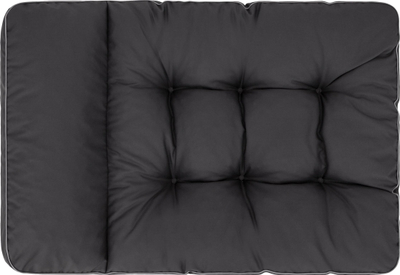 Shtrat për qen Hobbydog Mattress Destiny L, dyshek ortopedik, gri grafit