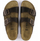 Sandale Birkenstock Arizona Waxy Leather, lëkurë, shollë ortopedike, kafe