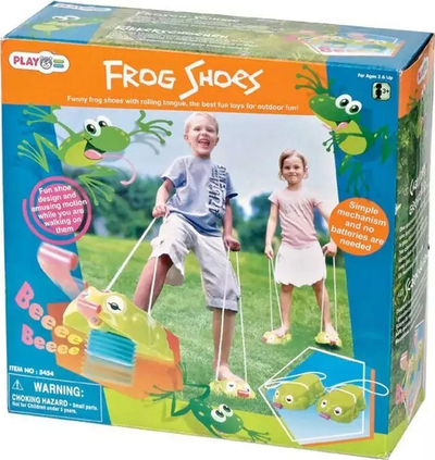Lodër ecëse Playgo Sun &amp; Sea Frog Shoes, për fëmijë 3+, jeshile