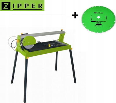 Sharrë e lagësht për pllaka Zipper FS250, 900 mm, 1100 W, e gjelbër