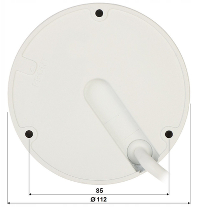 IP камера Dahua IPC-HDBW3649E-AS-IL-0280B WizSense, 6 Mpx, Smart Dual Light, бела