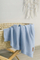 Batanije për bebe Bamboo Cotton, 80x100cm, bambu dhe pambuk, blu e çelët