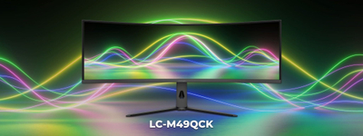 Monitor i harkuar gaming LC Power LC-M49QCK, 49", VA, i zi