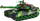 Lodër tank R/C War Tank, 2.4GHz, me dritë dhe zë, jeshil