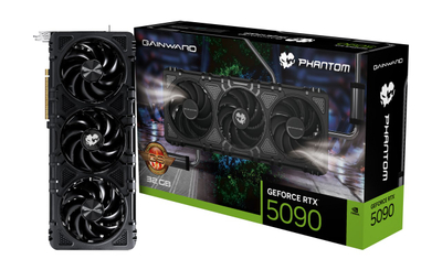 Kartë grafike Gainward GeForce RTX 5090 Phantom GS, 32GB GDDR7, PCI Express, e zezë