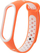 Rrip ndërrimi për byzylyk Xiaomi Mi Band 4 edhe 3, silikon, me pika, portokalli me të bardha