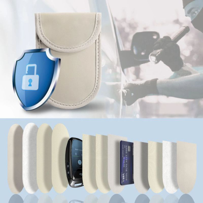 Kuti çelsash makine Tech-Protect KLR100, RFID blocking, 133x90mm, bezhë