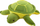 Lodër pelushi breshkë Green plush turtle, 45cm, jeshile