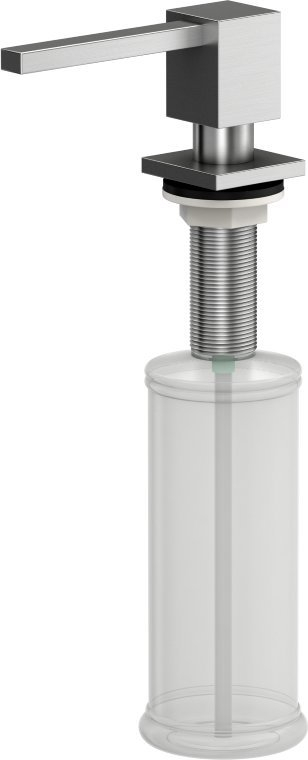 Dozator lavamani Quadron Emma, çelik inoks, 350 ml, argjendtë