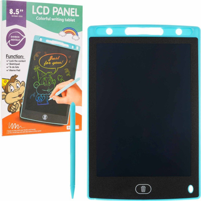 Tablet shkrimi LCD HH 8.5", për fëmijë 3+, blu