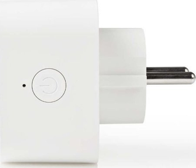 Prizë smart Nedis WiFi SCHUKO, kontroll nga aplikacioni, rron me Alexa edhe Google Home, e bardhë