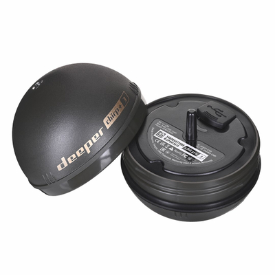 Ehosonda peshkimi Deeper Smart Sonar Chirp Plus 3, GPS, kapak nate, portokalli