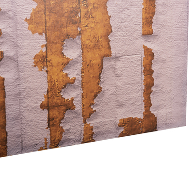 Pikturë kanavace HomeMarkt Gobi HM4784, 98x68cm, abstrakte, e artë ecru