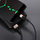 Kabllo USB Hoco X26, USB A me Type C, 2A, 1 m, e zezë gold