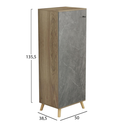 Dollap  këpucësh Alvaro 50x38x135Hcm (HM8954.14)