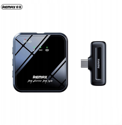 Mikrofon me klips Remax K11, USB C, me kabëll, i zi