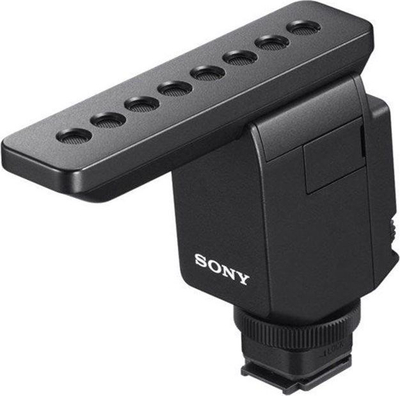 Mikrofon Sony ECM-B1M, superdrejtues për kamera, ngjyrë e zezë