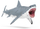 Figurë Schleich Dinosaurs Megalodon 15055, lodër për koleksion, plastike, shumëngjyrëshe