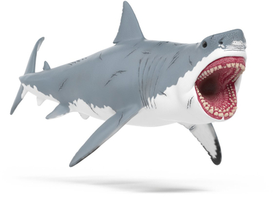 Figurë Schleich Dinosaurs Megalodon 15055, lodër për koleksion, plastike, shumëngjyrëshe