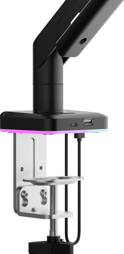 Mbajtëse monitori Anda Seat Stealth II Pro RGB, 17-42\", deri 15kg, e zezë
