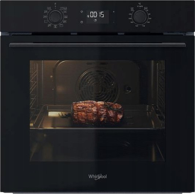 Furrë elektrike Whirlpool OMK58HU1B, 71L, pastrim me avull (hydrolytic), klasa A, e zezë