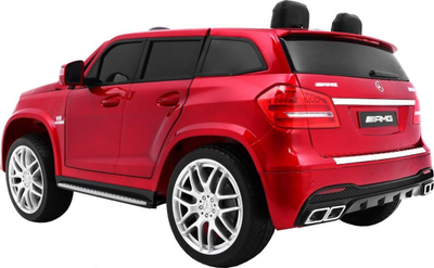 Makina elektrike për kalamaj Mercedes-Benz AMG GLS63, dy ulëse, me telekomandë 2.4GHz, e kuqe