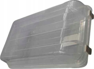 Kuti këpucësh Lumarko Smartware XL, 38x21.5x13cm, plastike e tejdukshme
