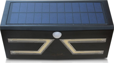 Ѕиден соларен светилник AB-com Solar Lamp AB LED GV50-CLB, детекција на движење, IP65, црна