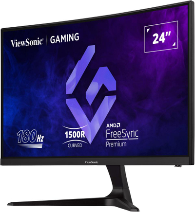 Monitor gaming i lakuar ViewSonic VX2418C, 24", FHD, 180Hz, i zi