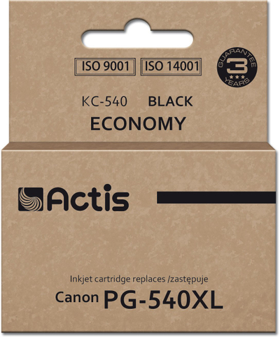 Кертриџ со боја Actis KC-540 Supreme, замена за Canon PG-540XL, 22 ml, црна