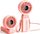 Ventilator dore JISULIFE Portable Handheld Fan, 5 shpejtësi, bateri 5000mAh, i bardhë