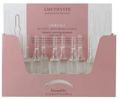 Лосион за обновување на коса ФармаВита Аметисте Хрома Ре-Витал, 10x10ml