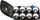 Set petank Outliner W6535PT, 8 topa, diametër 72 mm, shumëngjyrësh